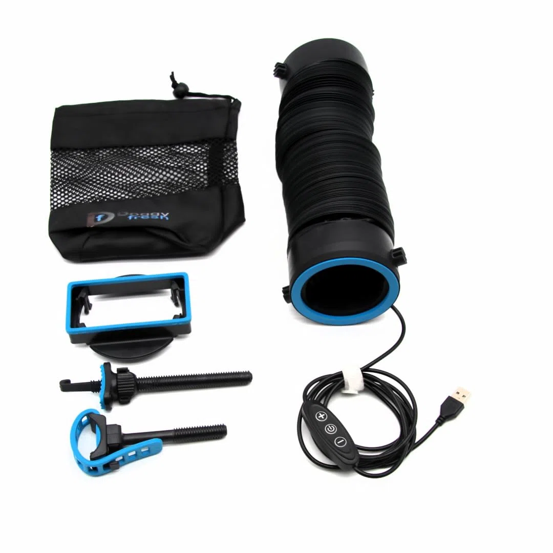 Doggyfresh Ventilación, refrigeración para perros en el coche (azul) | Transporte aéreo activo