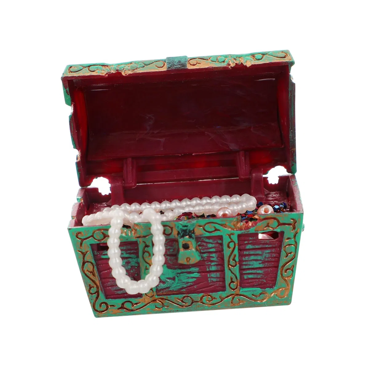 TOYANDONA 3piezas Decoración De Acuarios Caja del De Roja Adorno para Peceras y Acuarios Accesorios para Decorar Espacios Acuáticos y Hogares