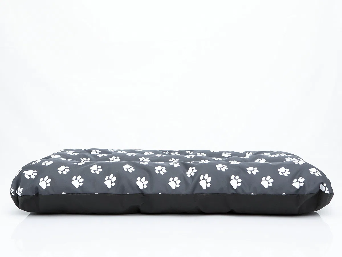 PillowPrim Colchón para perros, sofá para perros, cojín para perros, colchón para perros, cama para mascotas, cama suave, cojín R1-90 x 60 cm, patas de grafito