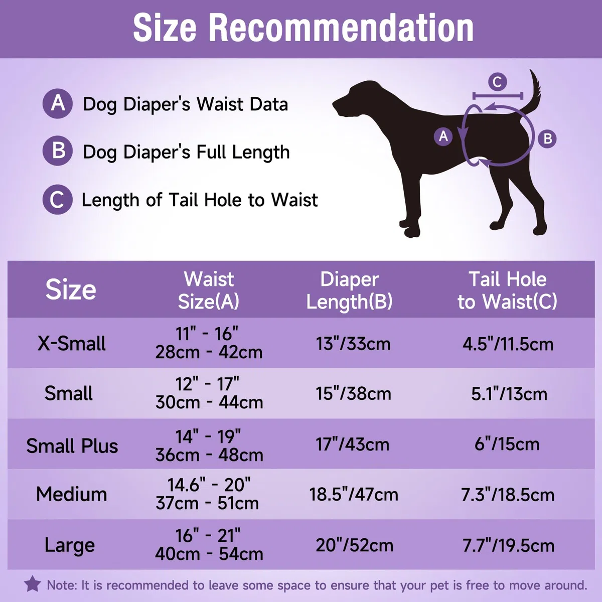 MICOOYO Pañales para perros femeninos, 40 unidades, pantalones desechables para perros con agujero trasero ajustable, pañales súper absorbentes para hembras y gatos en temporada de calor para