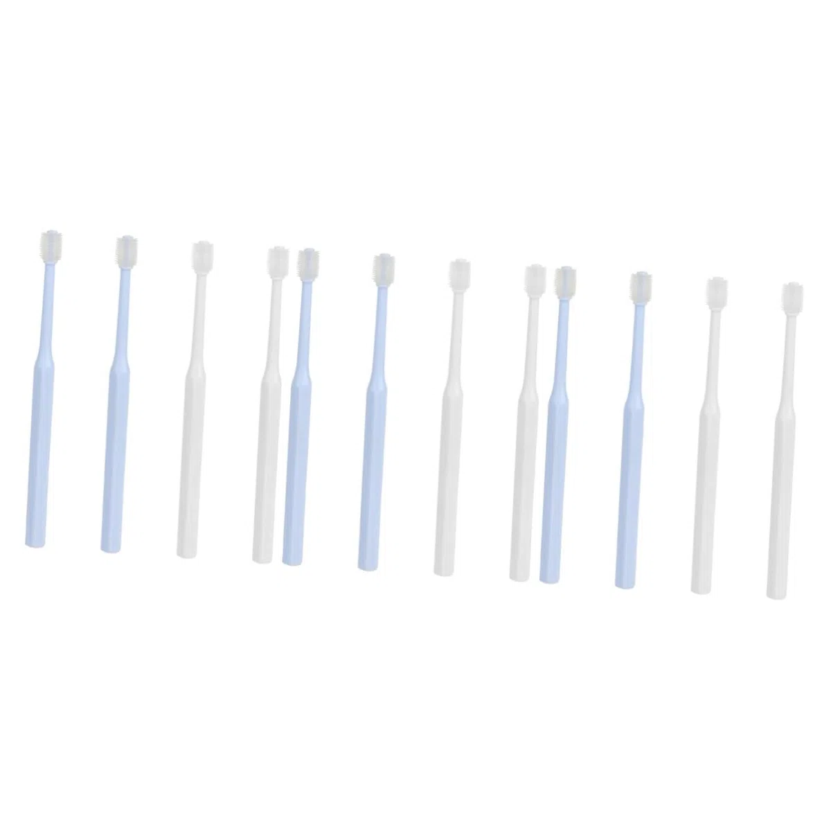 Kisangel 12piezas Cepillos De Dientes Para Mascotas Cepillos Manuales Grados Para Limpieza Bucal De Perros y Gatos Diseño y Compacto