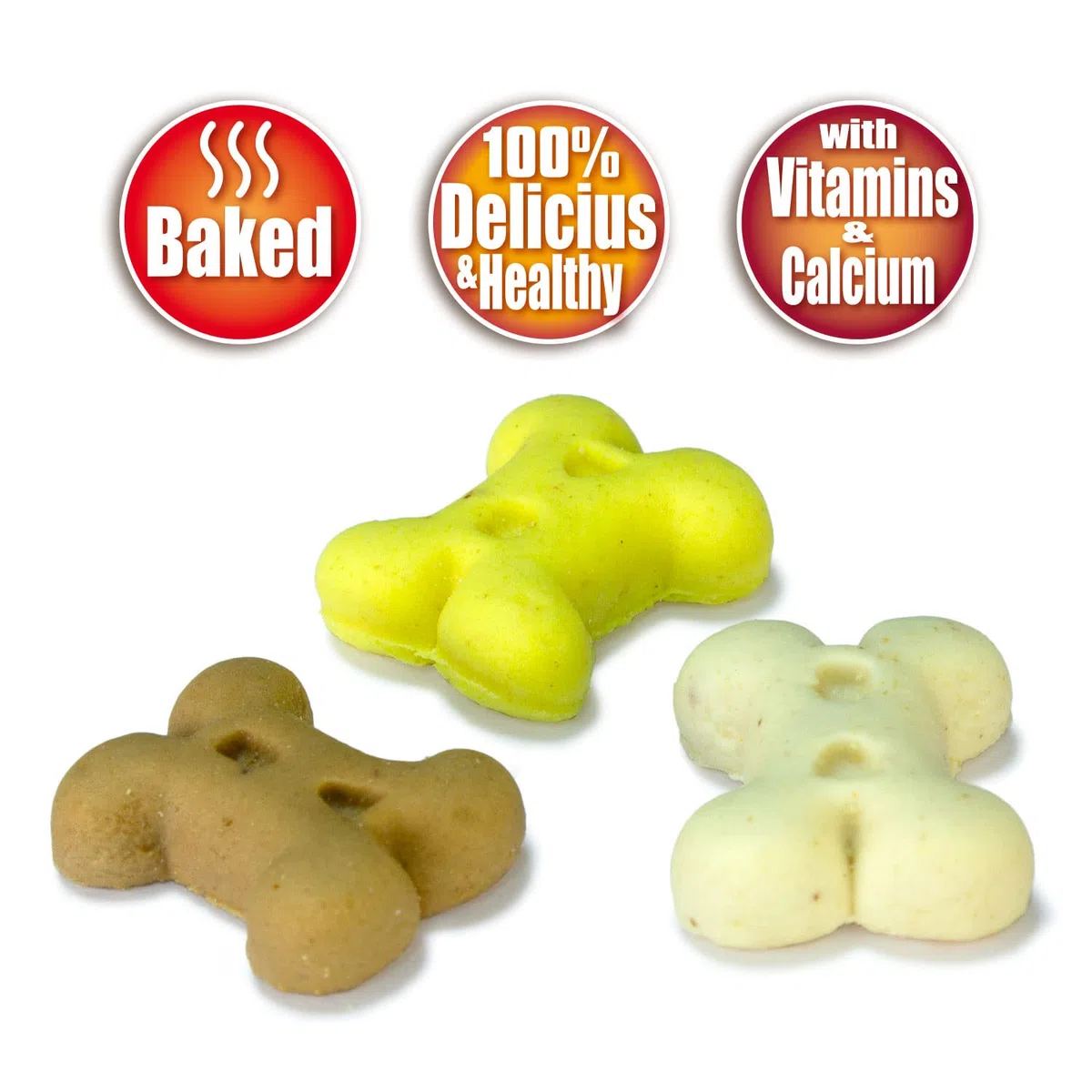 ARQUIVET Galletas para Perros en Forma de Mini Huesos de Vainilla 10 Kg - Snacks Naturales para Perros - Golosinas, chuches, premios y recompensas caninas