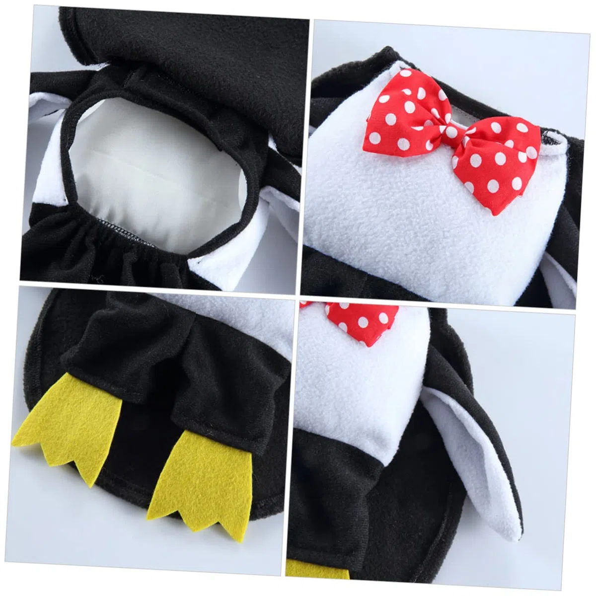 Milisten 2juegos Halloween para Mascotas Disfraz De Pingüino para Perros y Gatos Ropa Cómoda y Transpirable para Fiestas y Eventos para Fotos y Celebraciones De Halloween