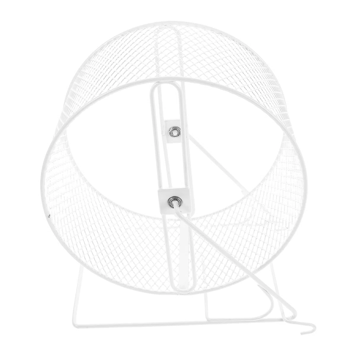 Rueda Ejercicio Silenciosa para Hámster y Pequeños Roedores Metal Instalación Fácil Compatible con Jerbos y Ratones Juguete para Actividad Saludable