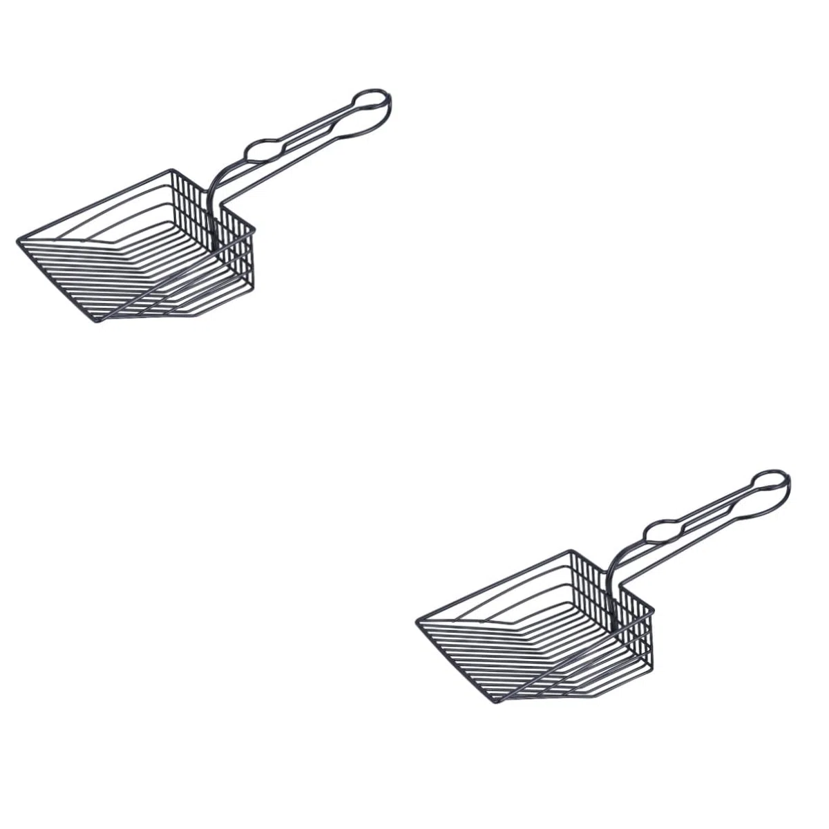 POPETPOP 2 Palas para Tamizar Mascotas Tamiz para Gatos con Soporte Pala para Arena para Gatos Pala Profunda para Gatos Pala para Arena para Gatos Pala para Arena Pala para Limpieza