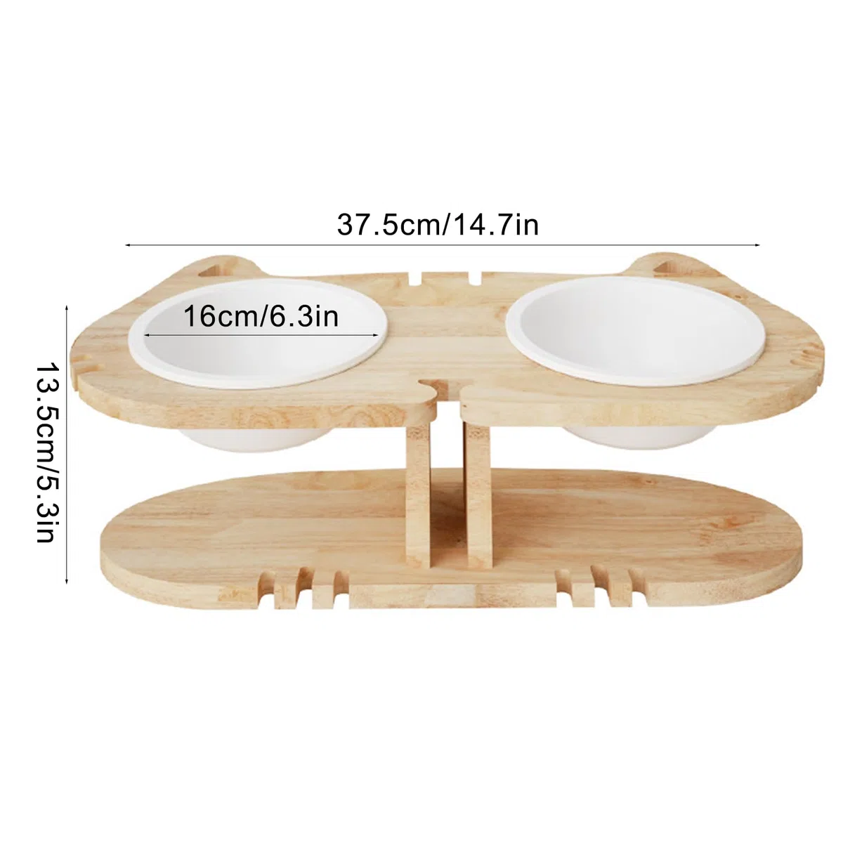 Cuencos Elevados Para Gatos Alimentador Para Mascotas Con Protección De La | Cuenco De Comida Elevado E Inclinado Para Gatitos Para En Interior Área Doméstica Y Dormitorio