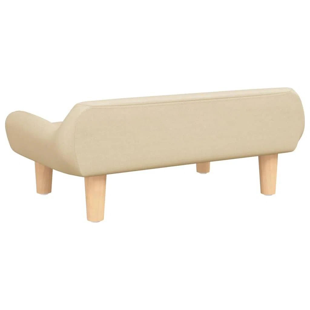 Genérico Cama para Perros de Tela Crema 70x40x24 cm,Producto para Mascotas y Animales,Productos para Mascotas,Productos para Perros,Camas para perros-171945