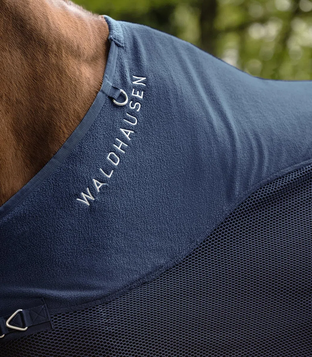 WALDHAUSEN Comfort - Manta de forro polar, color azul
