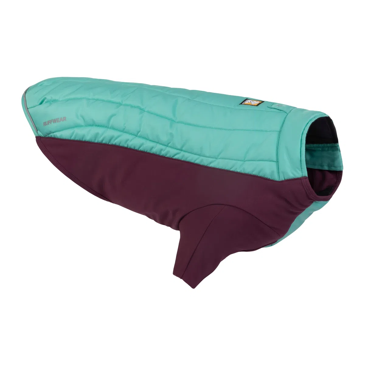 RUFFWEAR Abrigo para Perro con Aislamiento Polar, Chaqueta para Perro con Forro Polar Resistente a la Intemperie y al Agua, Traje de Nieve para Perros, Aurora Teal – Medium