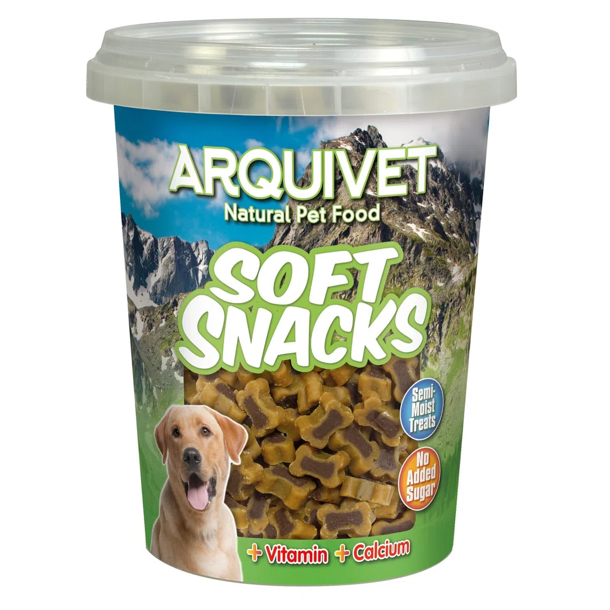 ARQUIVET - Soft Snacks para Perro - Huesitos Duo Cordero y arroz - Pack 12 x 300 g