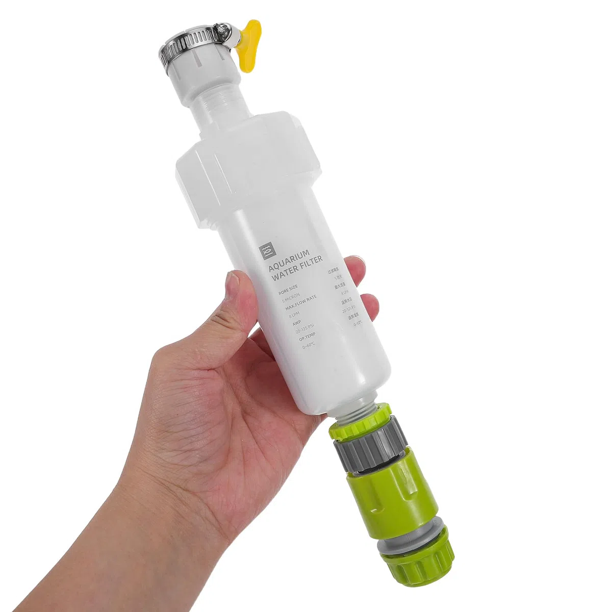 Filtro de Agua para Acuario Cartucho de Repuesto, Desclorador de Cloro para Peceras de Agua Dulce, Purificador para Tanque de Peces, Sistema de Filtración y Compatible Grifos