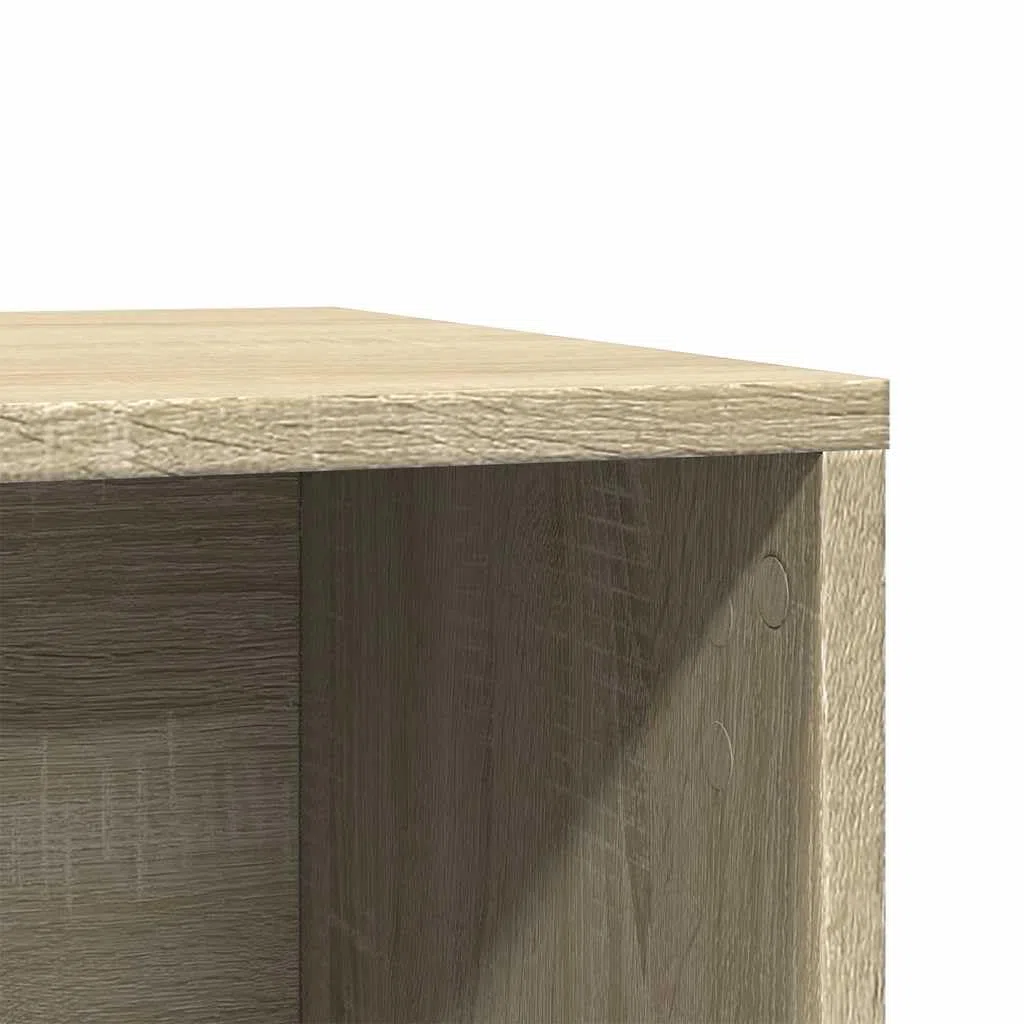 vidaXL Mueble arenero para Gatos Madera Roble Sonoma 60x40x40 cm, Mueble de arenero para Gatos, Muebles para Caja de Arena, Armario para arenero para Gatos