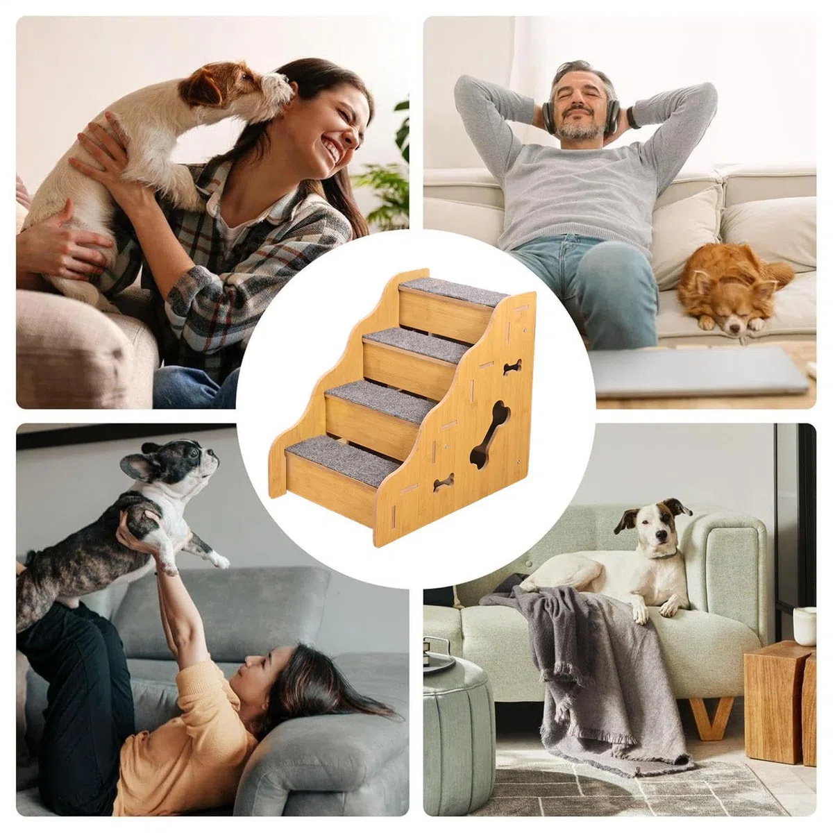Escaleras para Perros Escaleras de Escalada para Mascotas Mayores