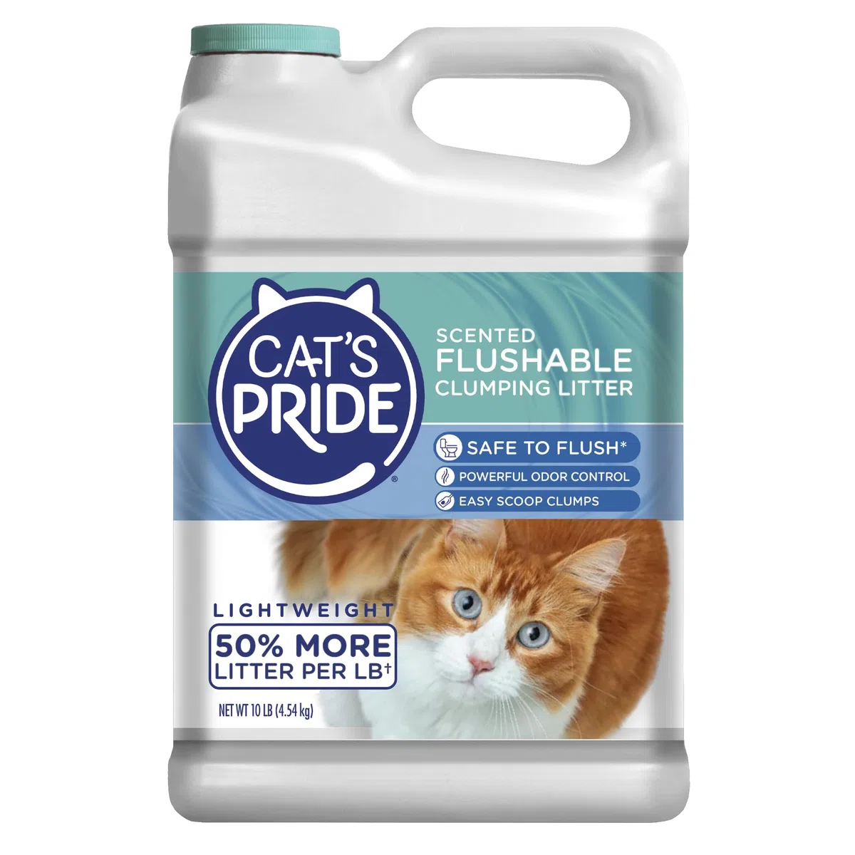 Cat'S Pride Arena aglutinante Ligera: desechable, Potente Control de olores, perfumada, 10 Libras