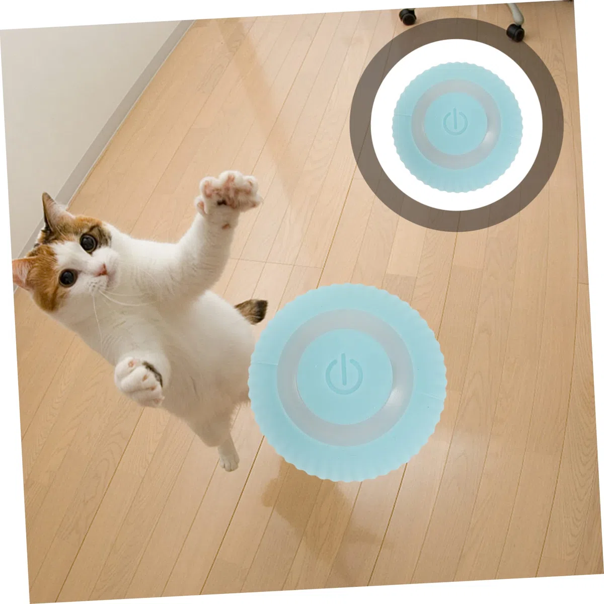 SUPVOX 3 Piezas Gatito Gravedad Sabiduría Gatito Gravedad Inteligente Bola Rodante Juguetes Bolas De Gato Juguetes para Mascotas Juguete Gato Suministro Portátil Juguete