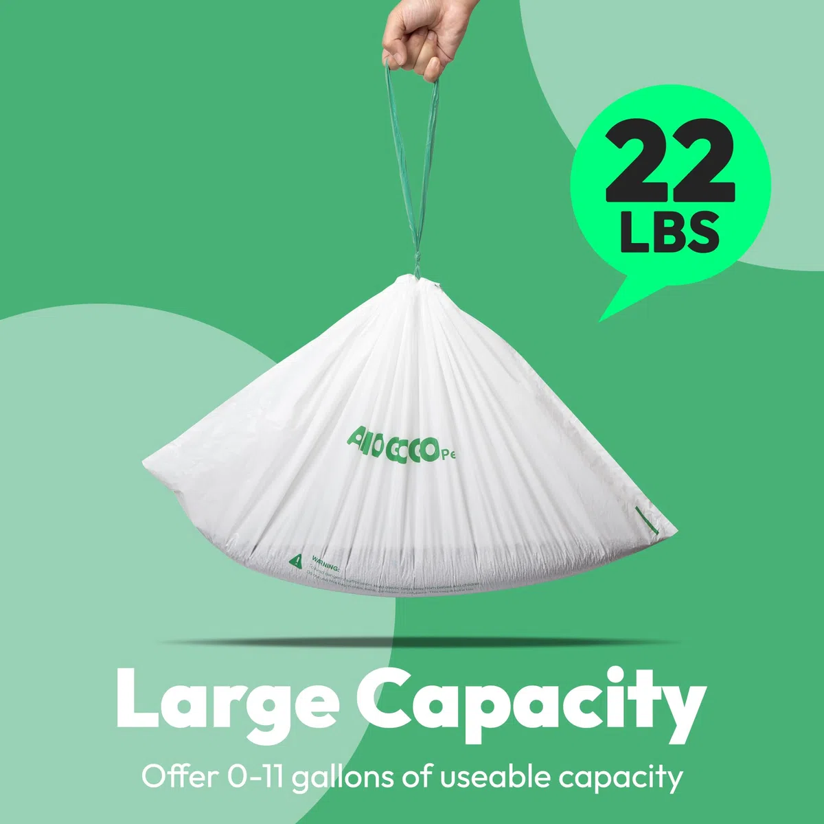 Bolsas de basura de robot para caja de arena para robot 4 y 3, bolsas de basura automáticas con cordón para gatos, bolsas de basura autolimpiables con capacidad de 9 a 11 galones (40 piezas)