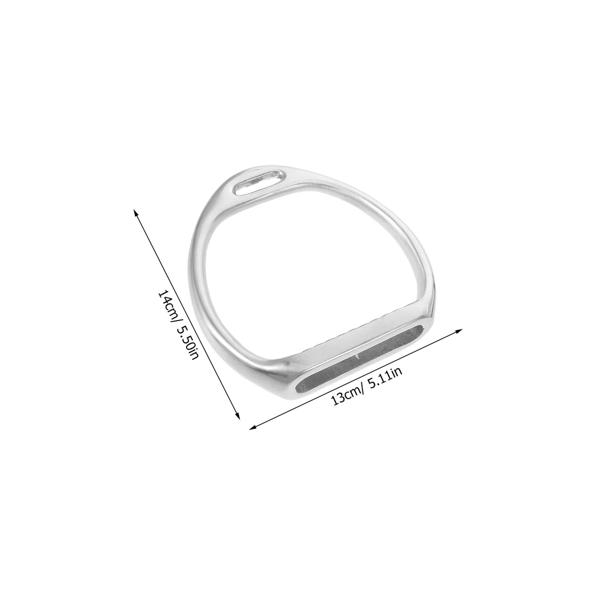 TOYANDONA Estribos de Seguridad para Montar a Caballo 1 Par de Acero Inoxidable Plateado Estribos Ingleses Equipamiento Ecuestre para Adultos y Jóvenes Diseño Antideslizante para Equitación