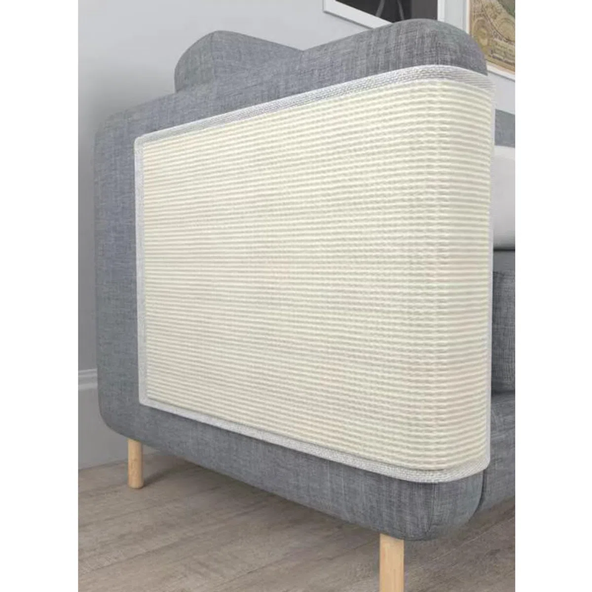 Alfombrilla rascadora para postes de juguete, alfombrilla suave para el cuidado de las garras, almohadilla de sisal para muebles, almohadillas cuadradas para interiores