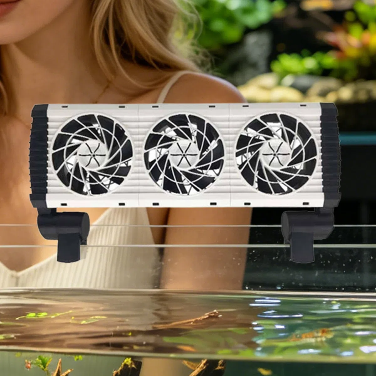 Ventilador para Acuario Silencioso Ajustable de 5 Velocidades