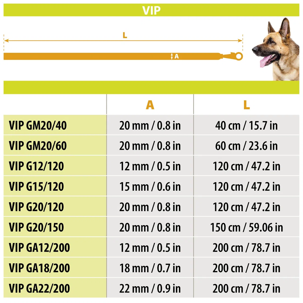 Ferplast 75142958 Correa para El Adiestramiento de Perros VIP Ga18/200, Robusto Cuero de Toro, Longitud Regulable, 18 Mm x L 120 x 200 Cm Marrón