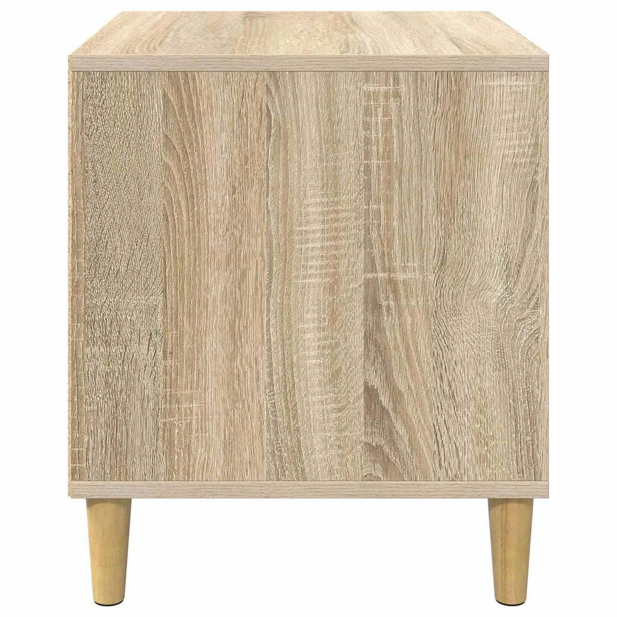 Caseta para perros Sonoma de material de madera, 44 x 42 x 49 cm, moderna cueva para perros interiores, resistente refugio para perros pequeños