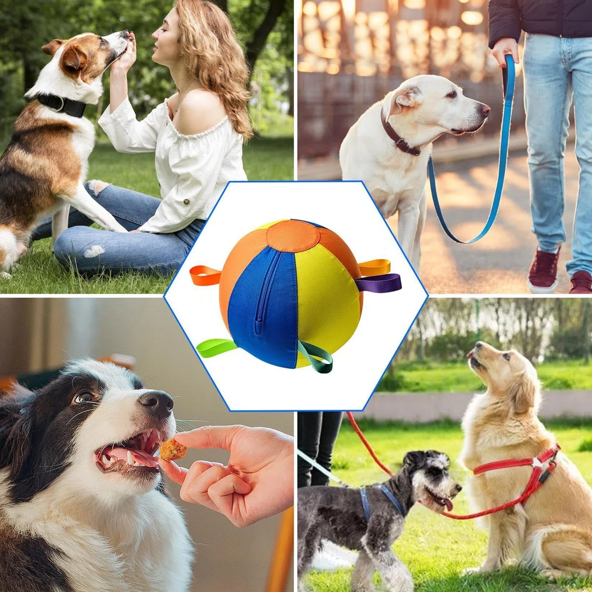 Pelota de rebaño para perros | Juguete acuático inflable gigante resistente a la rotura para mascotas | Juguetes interactivos de pelota para perros | Piscina jardín al aire libre Razas medianas y