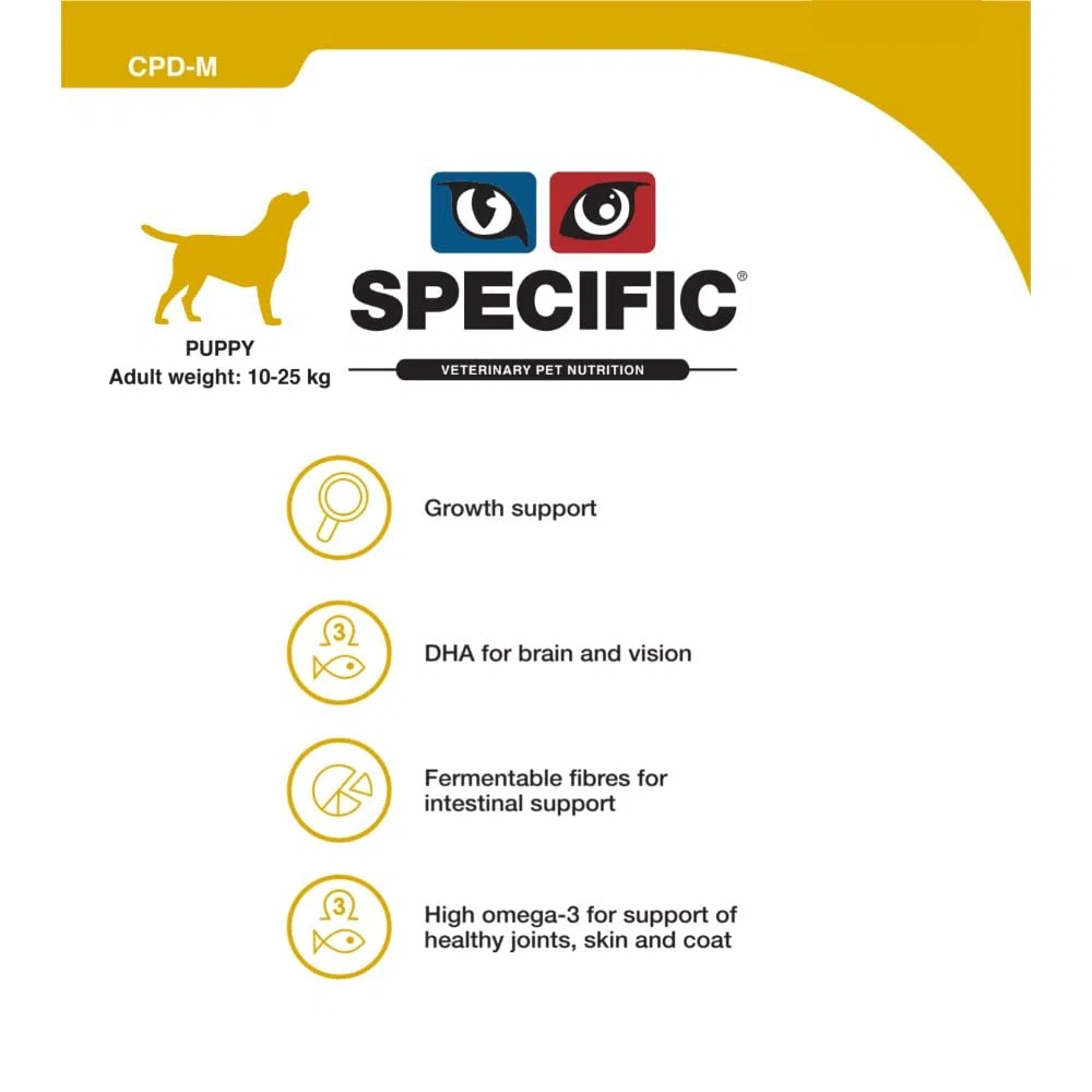 Specific Specific Canine Puppy CPD-M Medium Breed 12Kg 12000 g