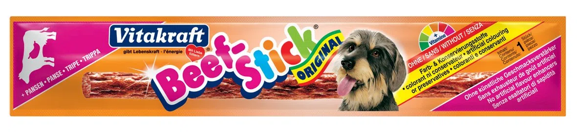 Vitakraft - Baqueta para perros con ribete (12 g, 50 unidades)