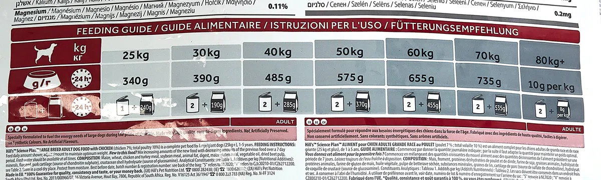 Hills Science Plan Canine Adult Large Breed Pollo 14Kg 14000 g