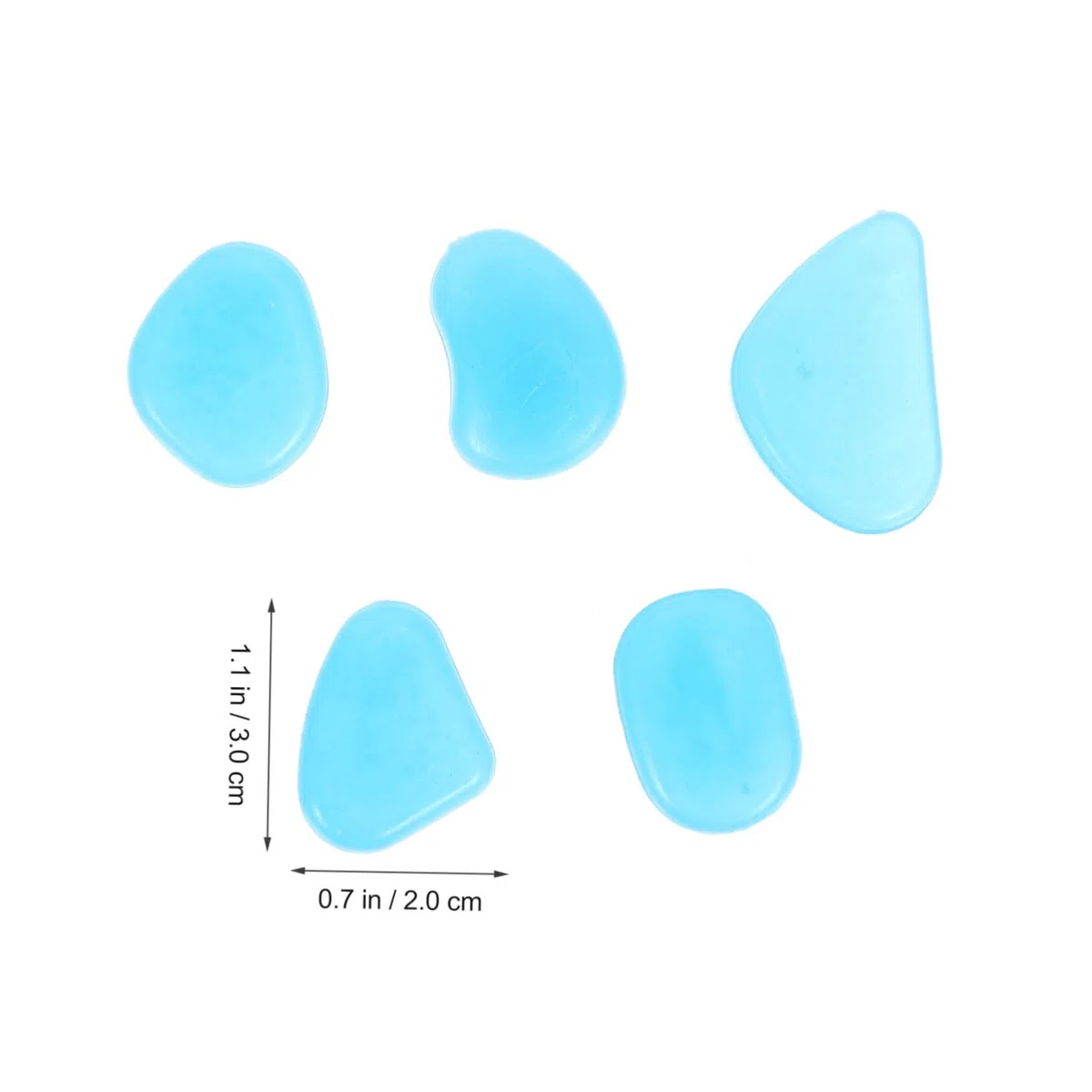 SUPVOX 300piezas Piedras Luminosas Decorativas para para Pecera Diseño Moderno