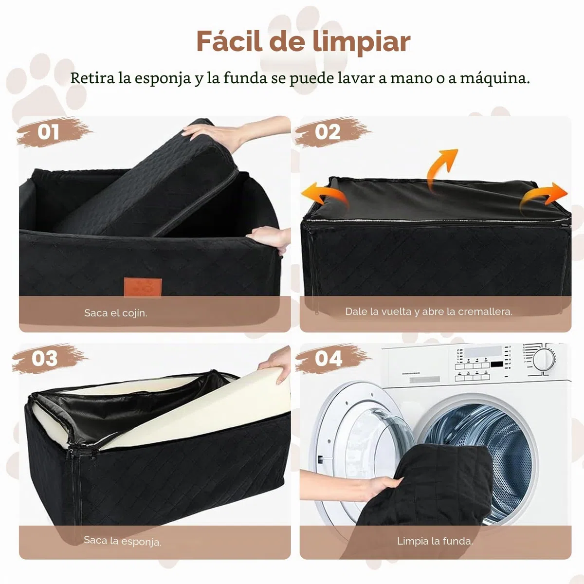 Protector de Asiento de Coche para Mascota, Pecute Asiento de Coche para Perro, Extra Estable Refuerzo de Coche para Perros Grande Mediano Pequeño(70x60x30cm)