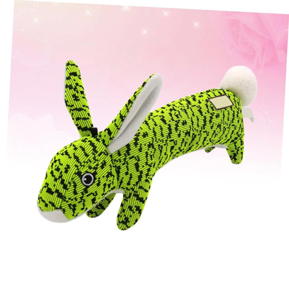 Mipcase 2 Uds Juguete De Peluche Perro Perro Juguete para Masticar Juguete para Mascotas Pet Squeaky Toy Fly Weave Green Sound Toy Pet Sound Toy Perro De Juguete Chirriante