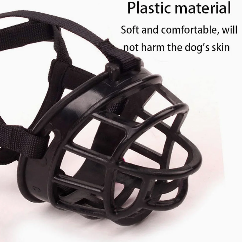 Protección contra la mordedura, Bozal for Perros, bozal de Silicona Transpirable y cómodo(Rosso,XXL)