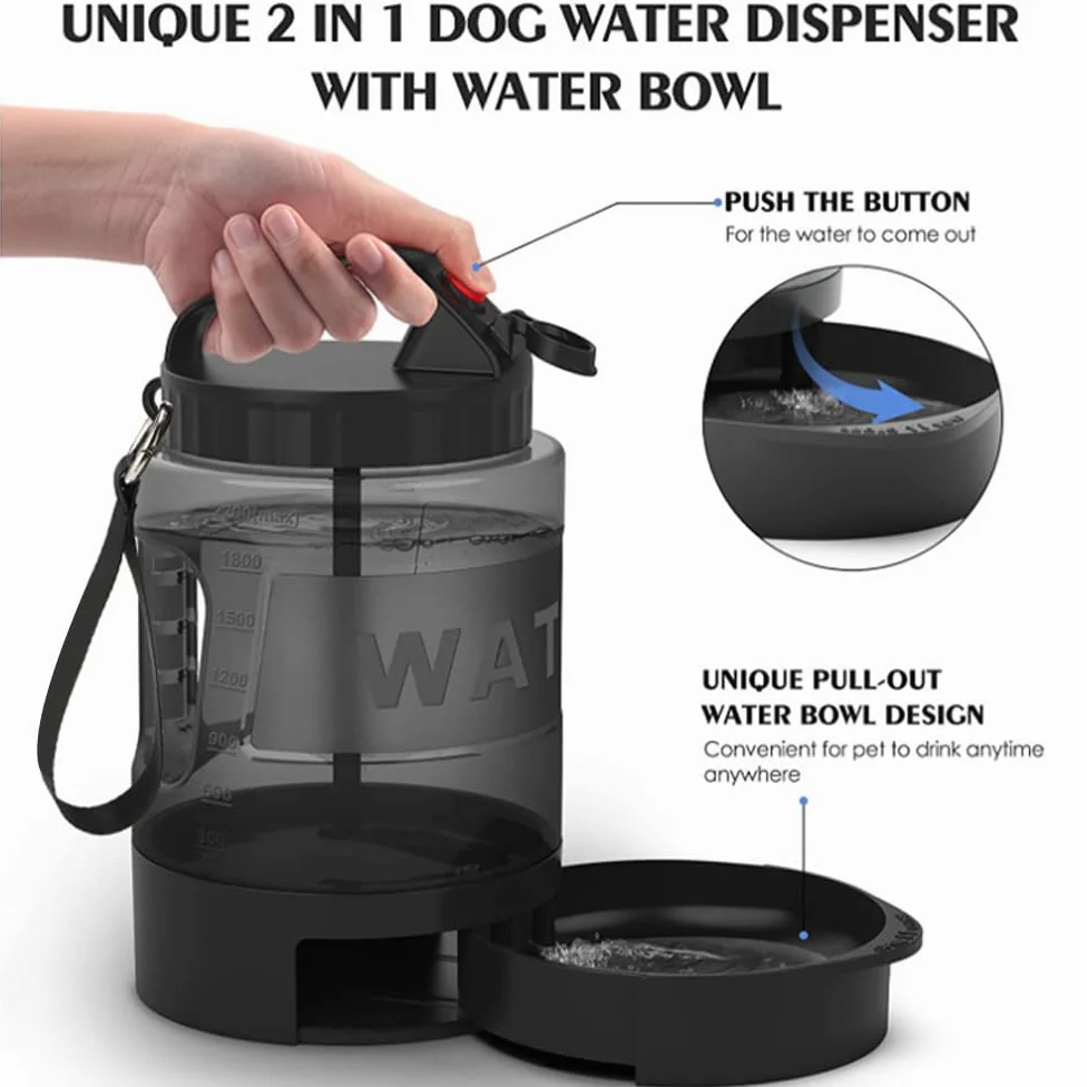 Botella de Agua Portátil para s para Senderismo Camping,