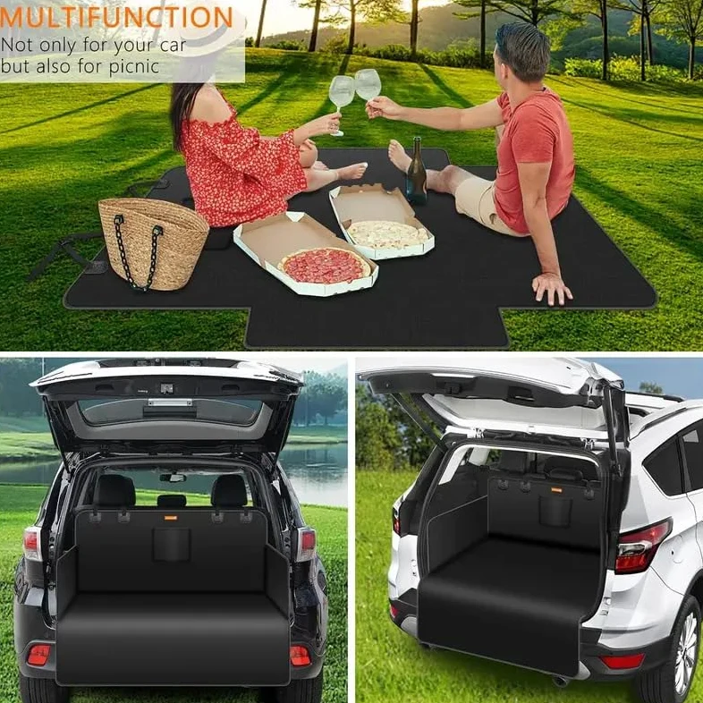 Funda Coche Perro para Holden Astra Barina Caprice Captiva Combo Commodore, Tela Oxford Impermeable Funda Maletero Coche Perros Resistente A Los Arañazos Manta Perro Coche