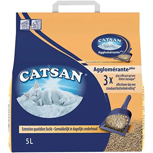 Animalerie Catsan – Arenero Mineral aglomerante 5 L – Lote de 3 – Precio del Lote – Entrega rápida en Francia metropolitana en 3 días Abiertos