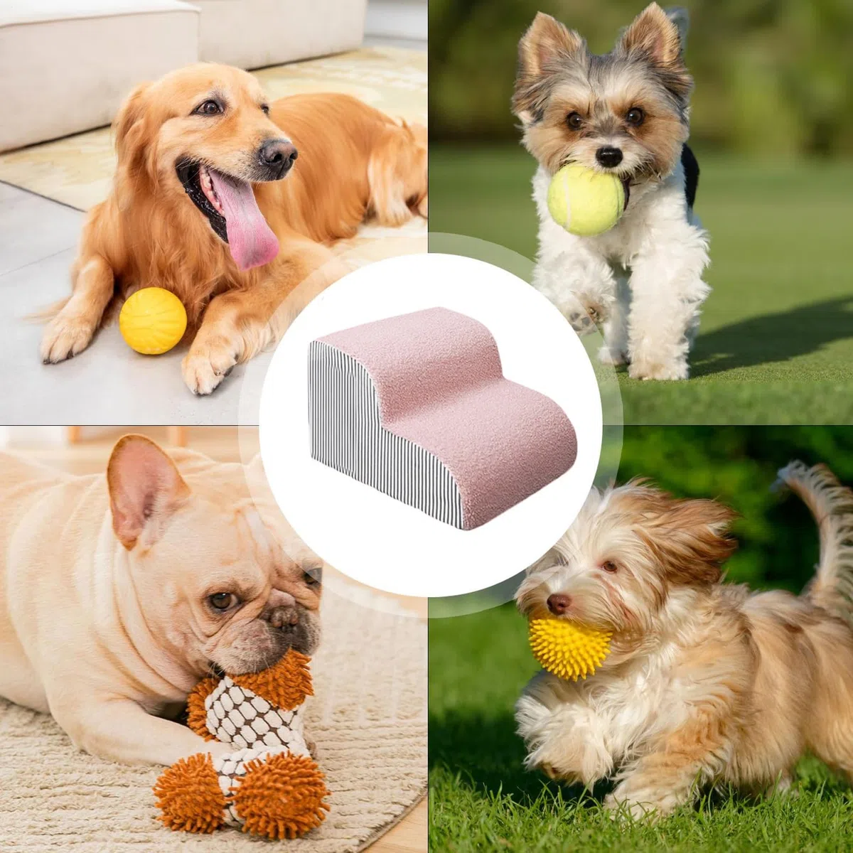 Escaleras para Perros Lavable Antideslizante Escalera Sofá Cachorros
