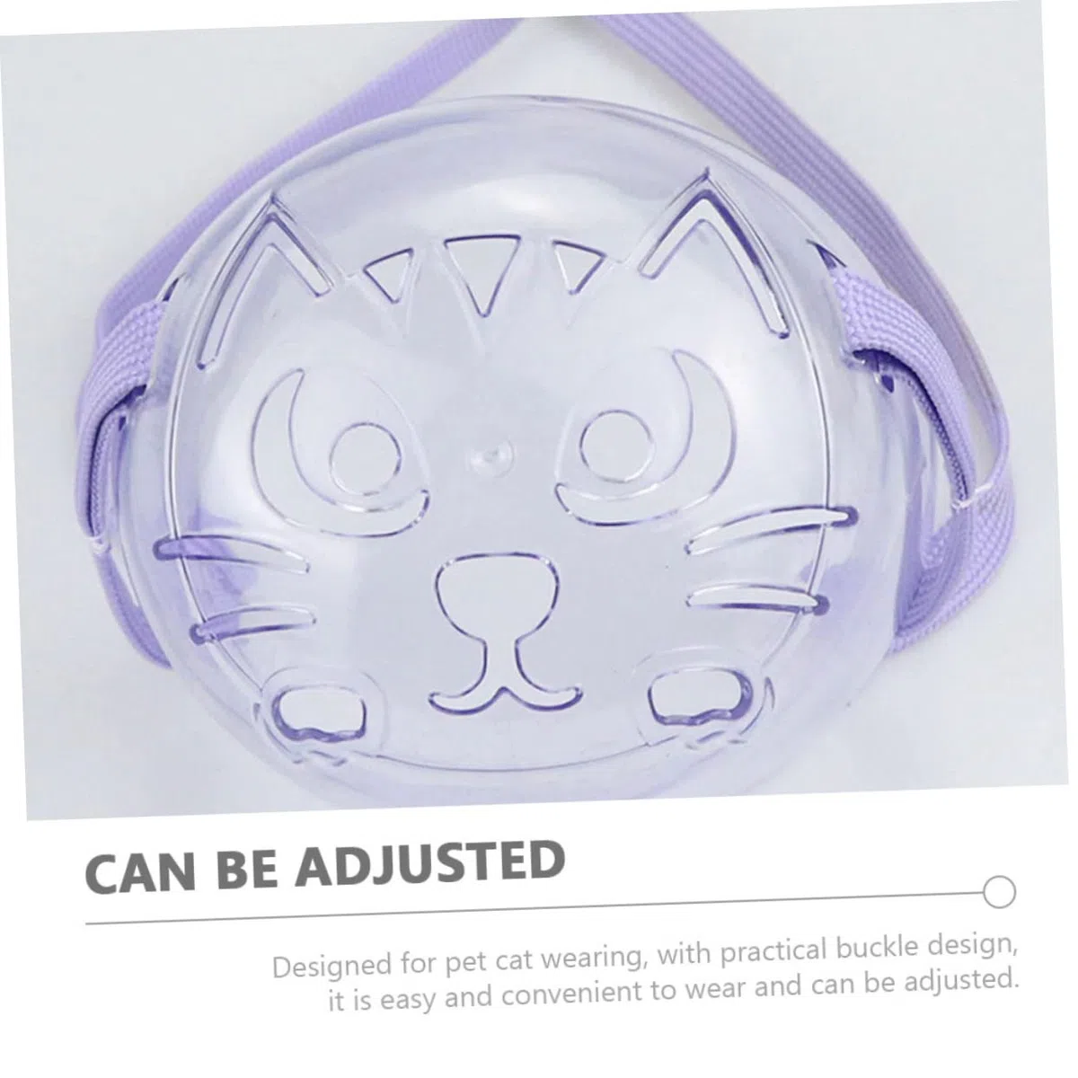 DOITOOL 5piezas Bozal para Gatos y Transpirable Diseño Práctico Mascara De Boca para Actividades Al Aire Fácil De Limpiar y Usar para Baños y Visitas Al Veterinario