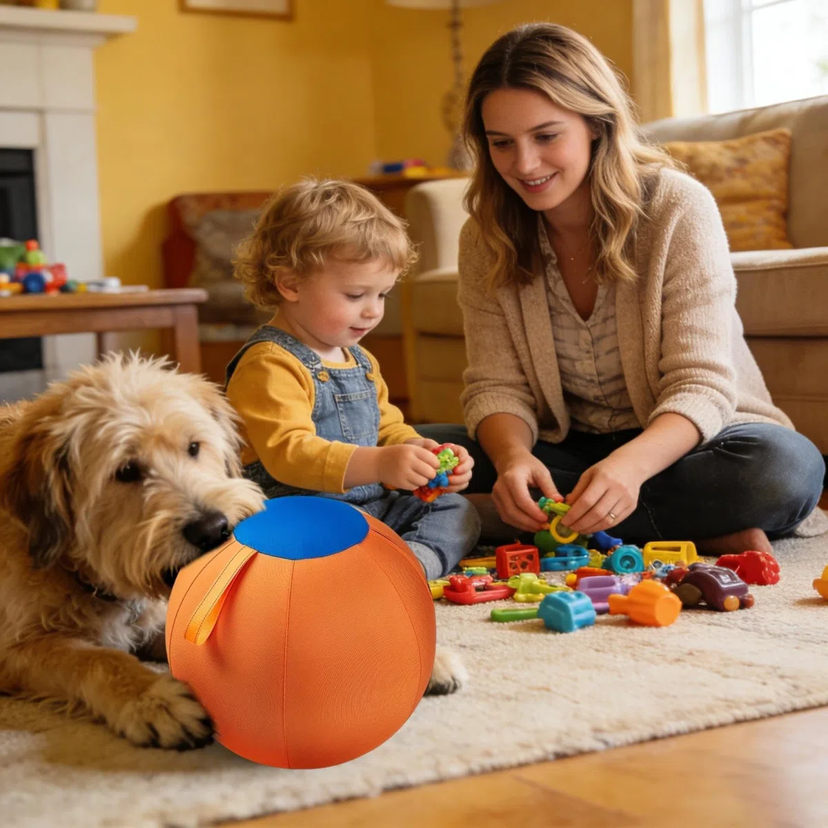 Pelotas para perros destructores Juguete gigante para perros pastores | Juguetes para Perro para Juego Ejercicio Lanzar Enriquecimiento Cachorro Exterior Interior