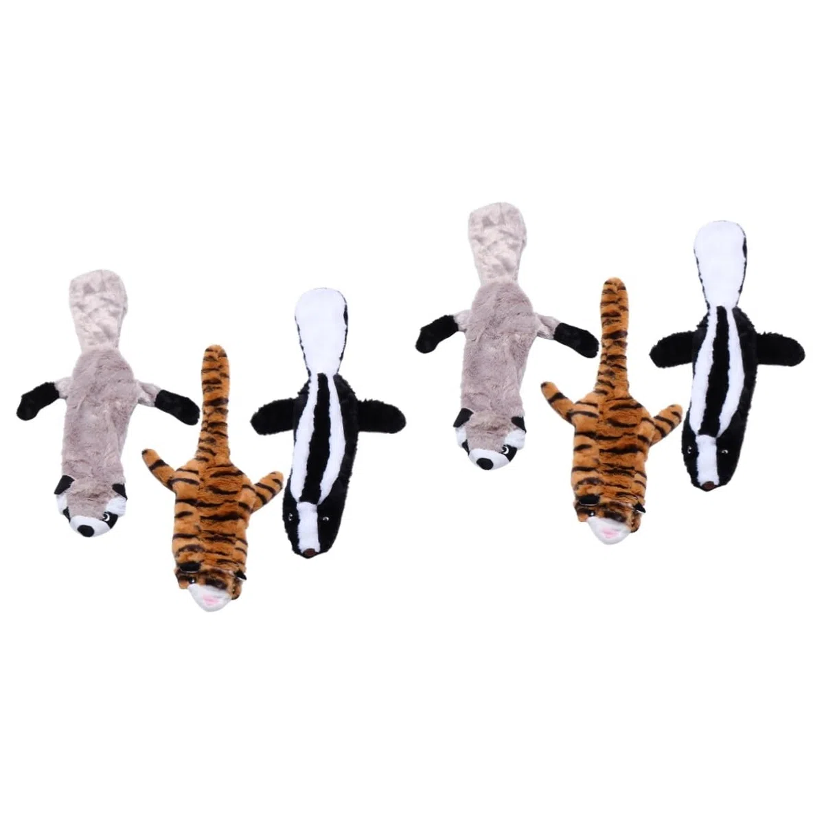 COLLBATH 6 Piezas Juguete Molar de Felpa Juguete para Mascotas Juguete para Masticar Perros Juguetes de Peluche Juguete para rechinar los de Perro Juguete de Peluche para Mascotas