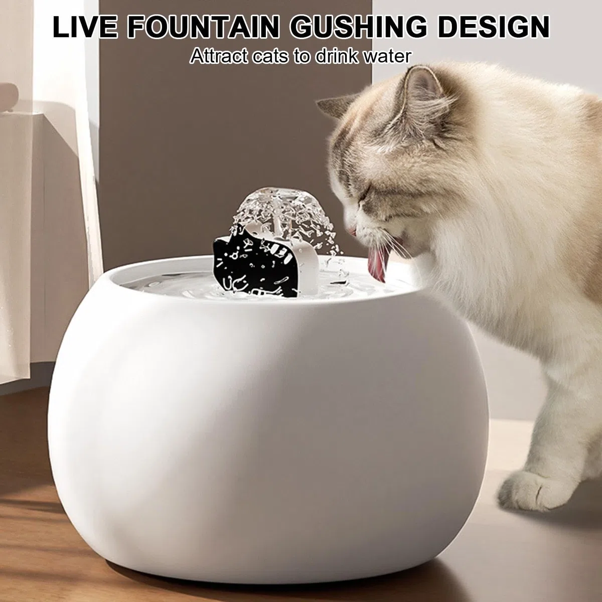 Fuente De Agua para Mascotas Fuentes De Agua Desmontables para Gatos En