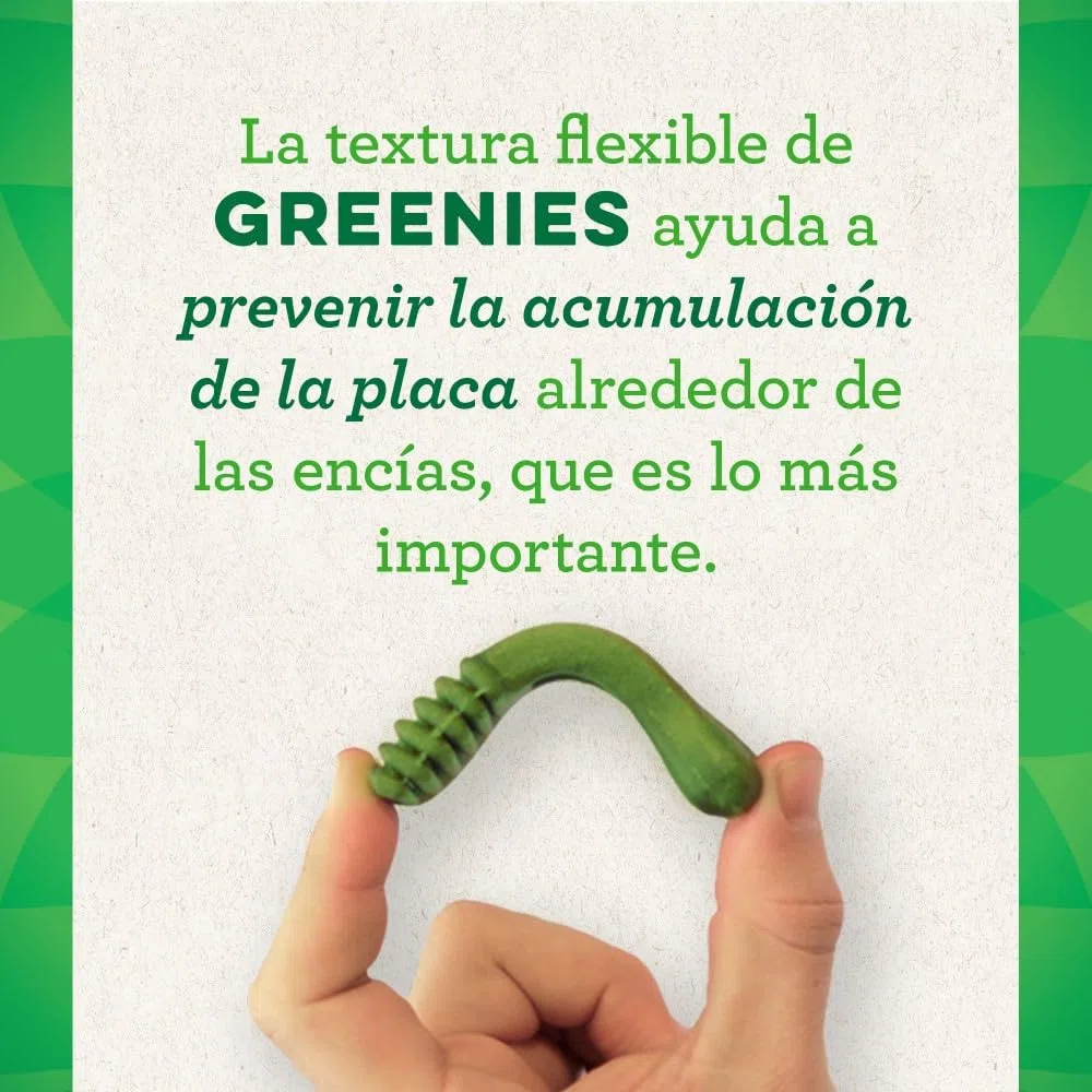 Greenies Snack Dental 100% Natural para Perros Medianos 6x340g