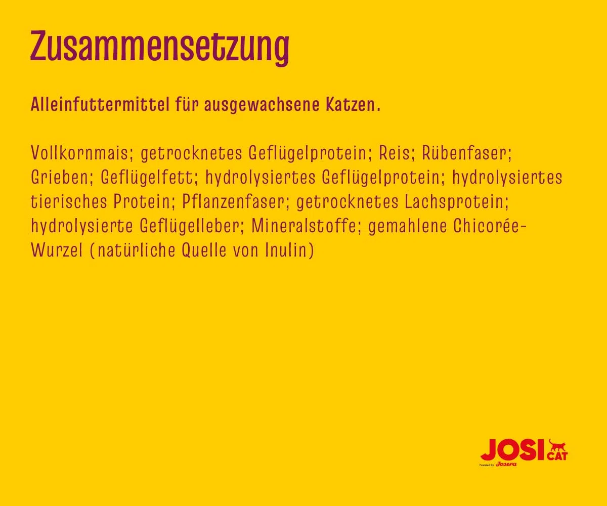 JosiCat Sterilised Classic (1 x 15 + 3 kg) | Adult | Alimento seco Premium para Gatos castrados | con Poca Grasa y Mucha proteína | Powered by Josera | Comida para Gatos | pienso Completo | 1 Unidad