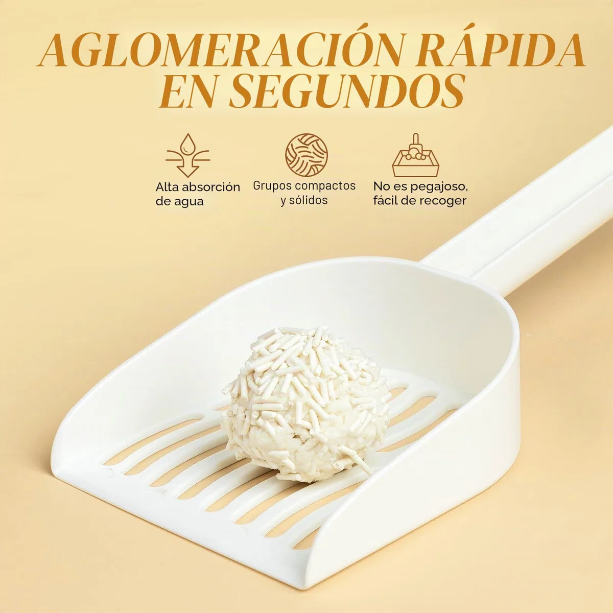Happy & Polly Arena de Tofu para Gatos, aglutinante rápido, desechable, Ultra Absorbente, bajo Seguimiento, materias primas 100% Naturales con carbón de Coco, 11 Libras (2 Bolsas de 5.5 kg)