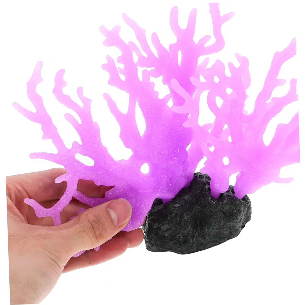 Sosoport 4piezas Adorno De Coral Artificial para Acuarios Decoración Simulada De Coral Vivid para Peceras Marino Lujoso Diseño Creativo y Elegante Material y Resistente para Decorar