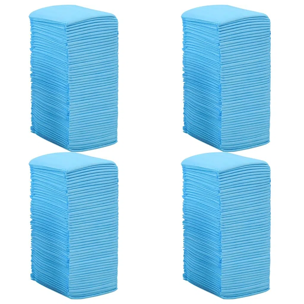 vidaXL 200x Empapadores para Mascota Textil no Tejido Animales de Compañía Casa Hogar Adiestramiento Educación Gasas Orines Micción 60x45 cm
