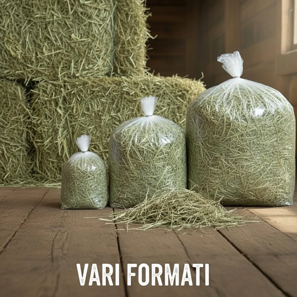Heno natural para caballos, ovinos, caprinos y ganado 15 kg | Bala de heno italiano de prado de montaña orgánico | Alimento para todos los roedores, conejos y ganado | Alta calidad 15