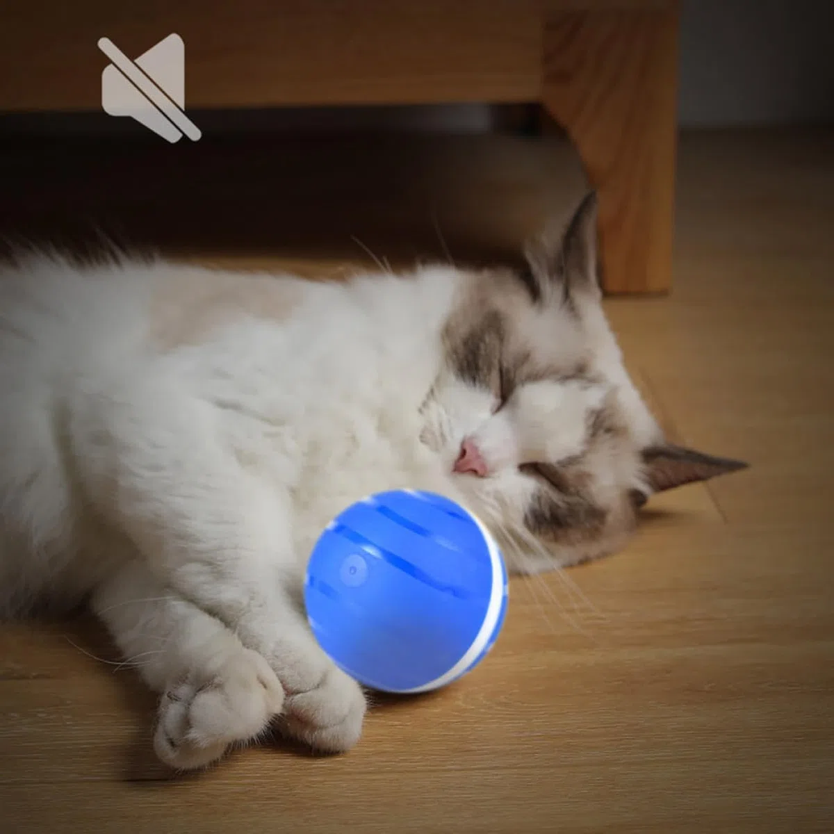 Happyyami Bola Interactiva Automática para Gatos Juguete De Mascota Recargable por USB Luz Parpadeante para Estimulación y Diversión De Gatos y Diseño Que La Atención De Mascota