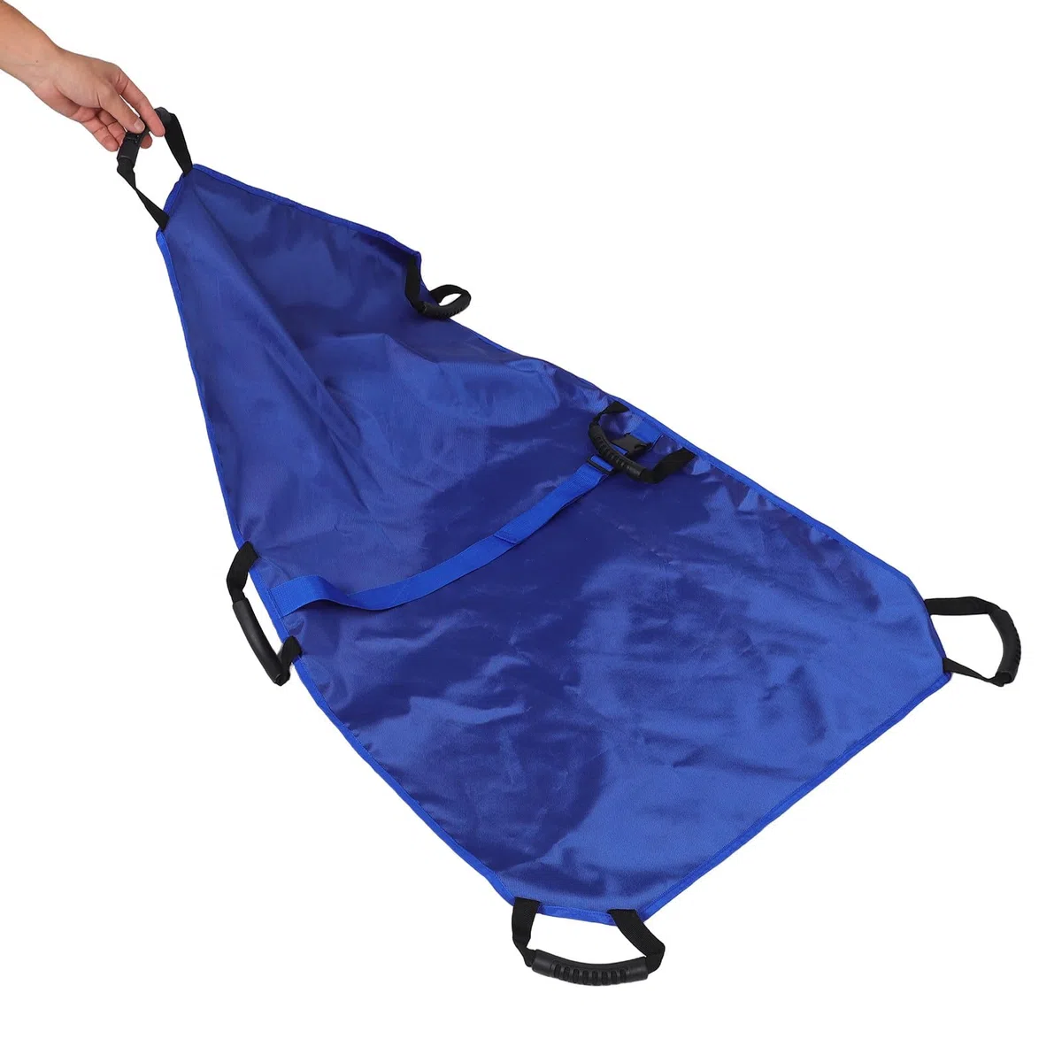 Cama Plegable Azul, Portátil para Perros Grandes