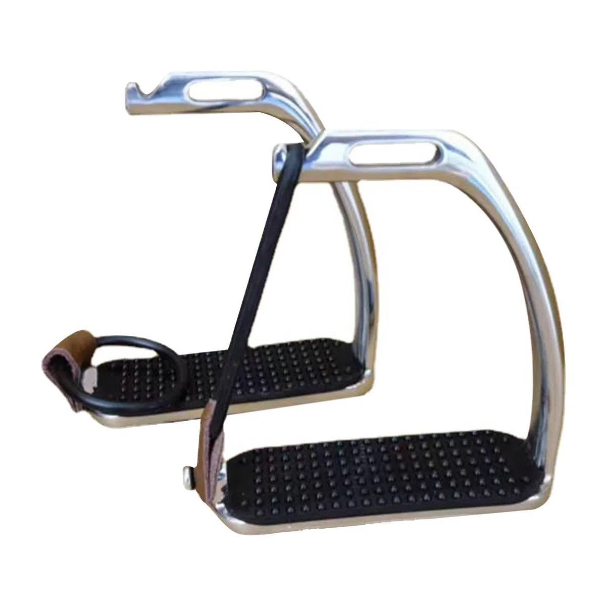 Milageto Estribos para Montar, Silla de Montar de protección, Almohadilla de Goma, Manguera, Silla de Montar en inglés para Exteriores, Suministros